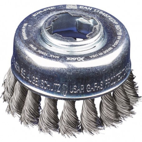 Brosse boisseau X-Lock torsadée